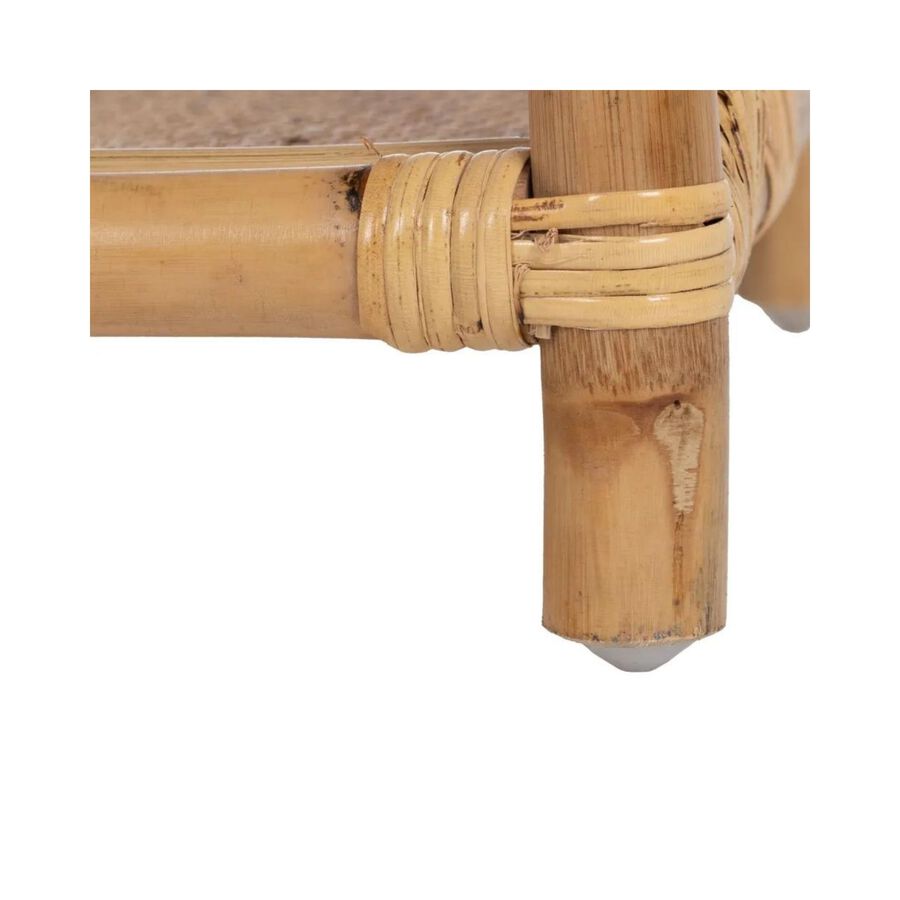 Mesa de noche de rat&aacute;n 45x35x50cm