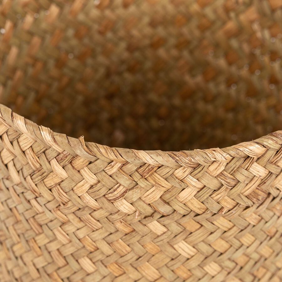 Cesta de fibra natural Masana &Oslash;16x14cm