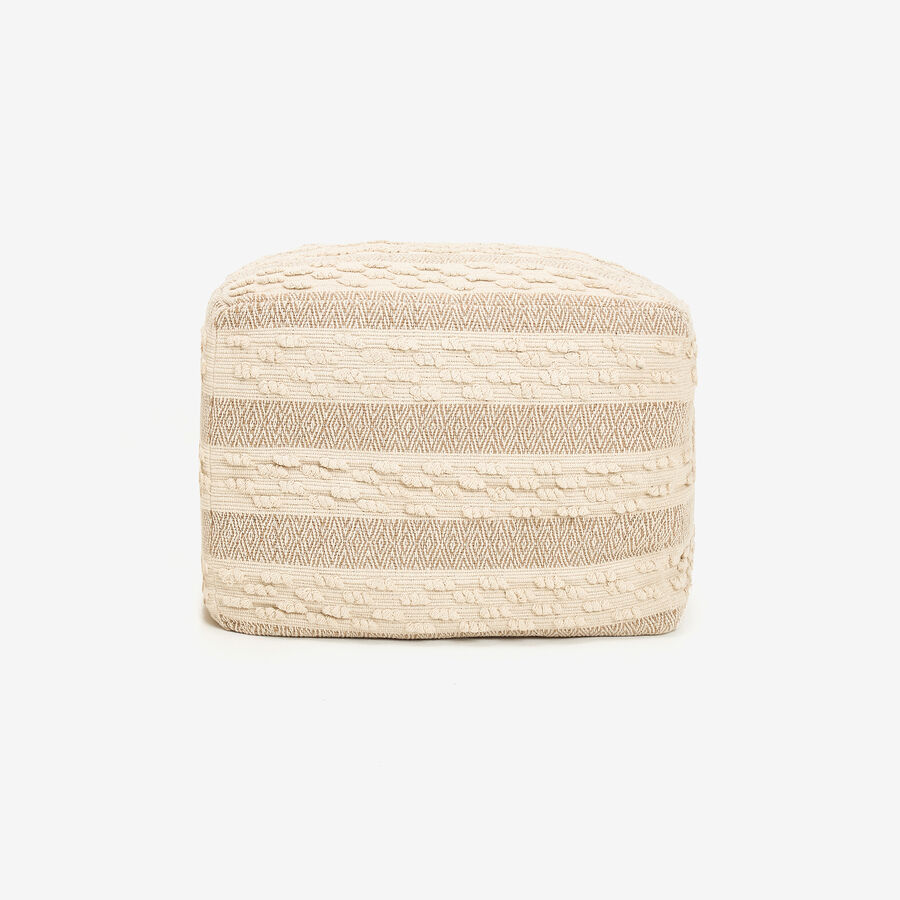 Puf beige Vatico 45x45x35cm