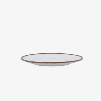Plato de postre blanco de porcelana Pietra &Oslash;21cm