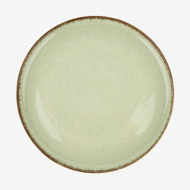 Plato llano de porcelana verde Olite &Oslash;27cm