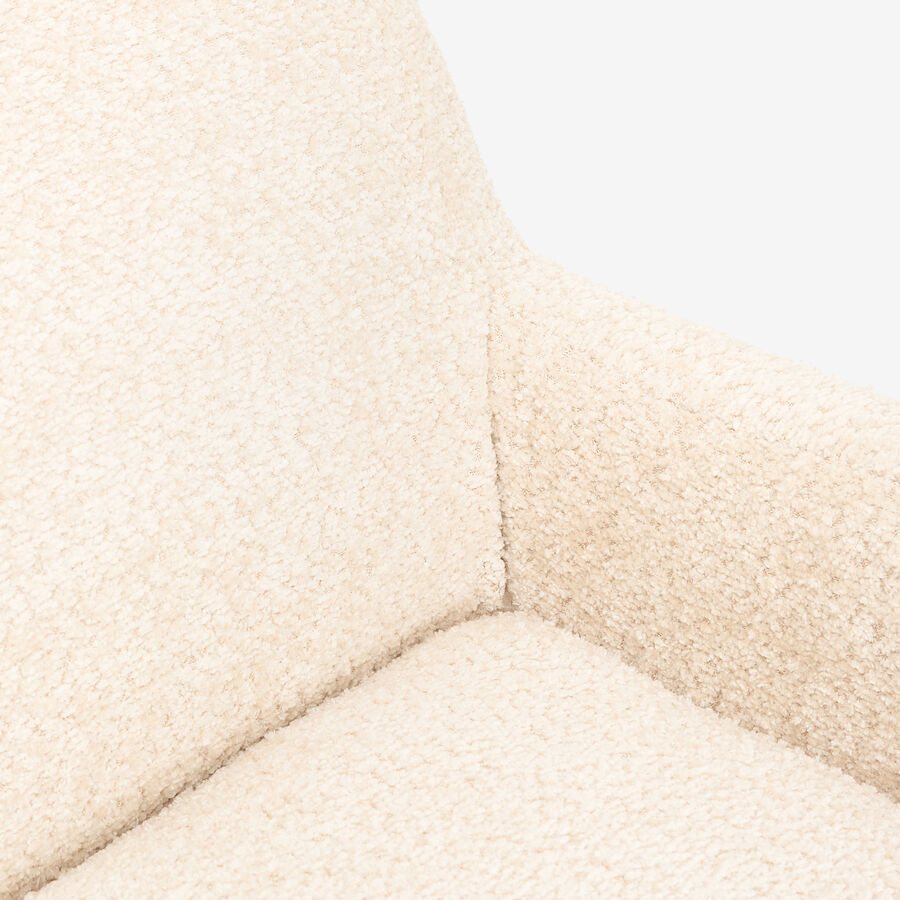 Butaca beige Mysteva 70x78x79cm Clau&Chloe