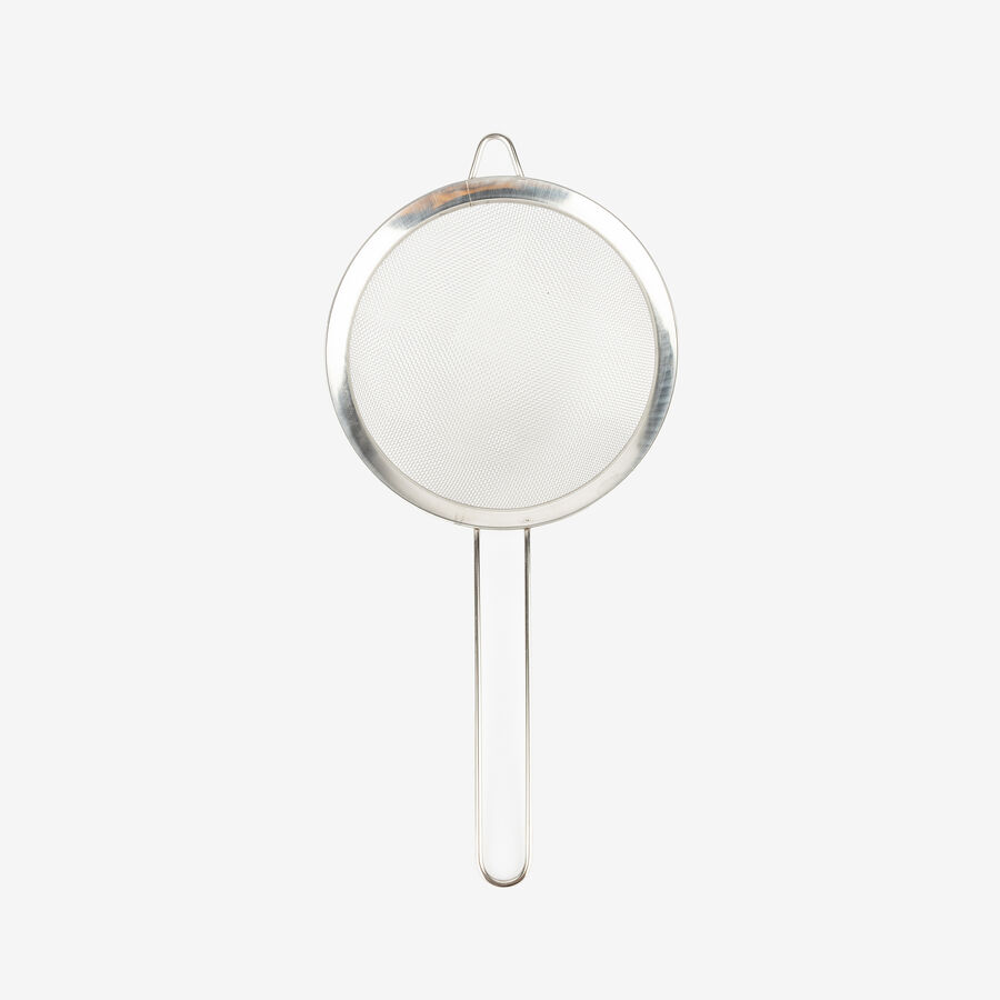 Colador de acero con mango 16cm