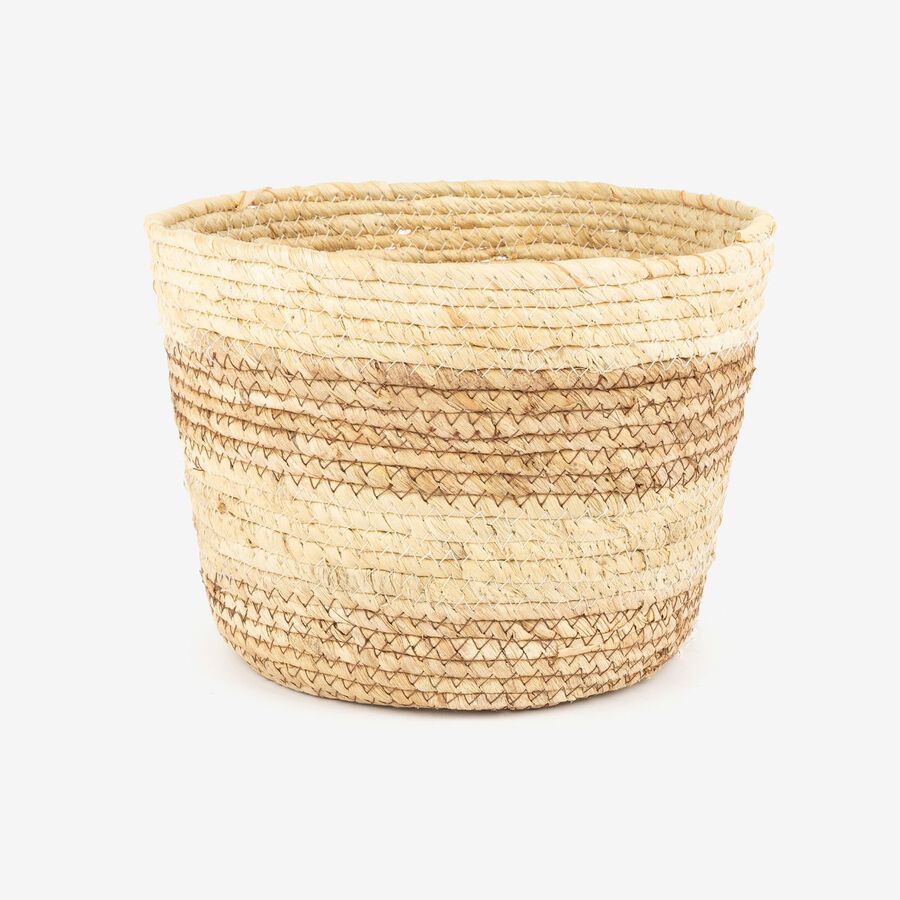 Macetero de ca&ntilde;a Riges &Oslash;25x19cm