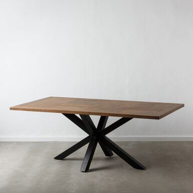 Mesa de comedor de madera de mango 200x100x78cm