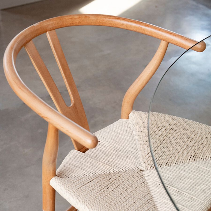 Silla de comedor de madera de haya Irma 56x52x76cm