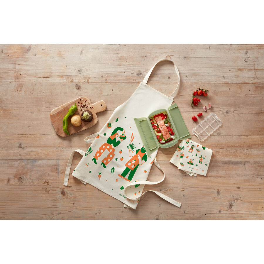 Kit de cocina con delantal y accesorios cocina Lékué