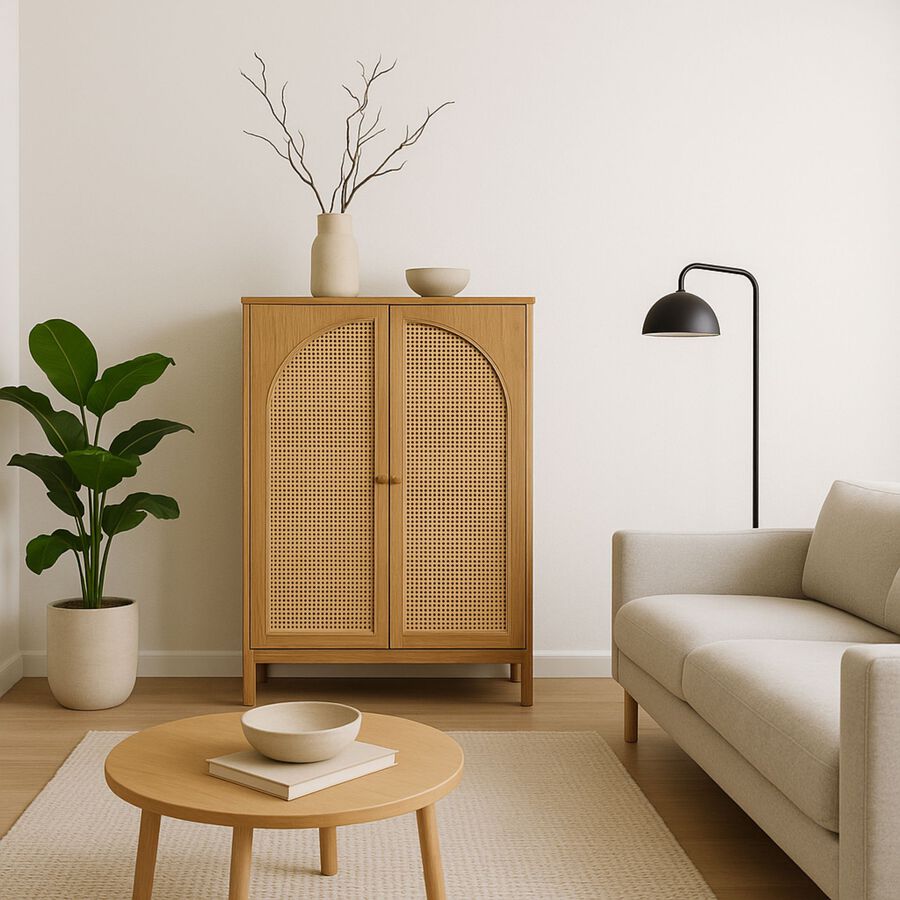 Armario de madera MDF Shanghai 93x40x151cm