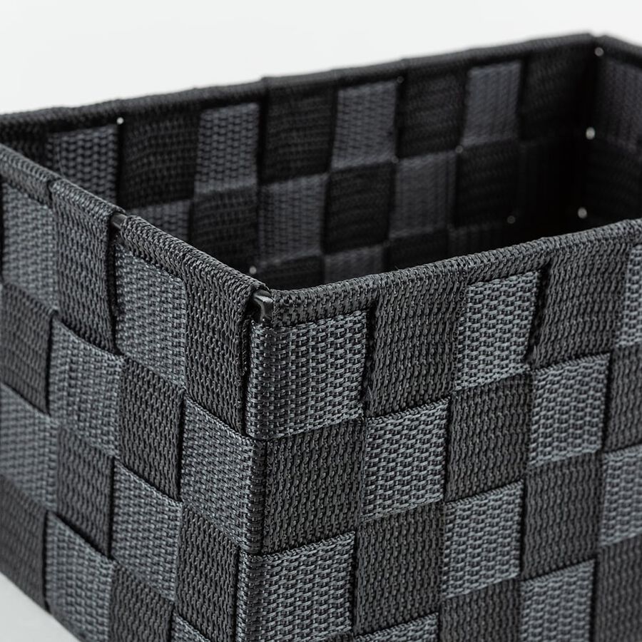 Set de 2 contenedores trenzados 15x23x11cm