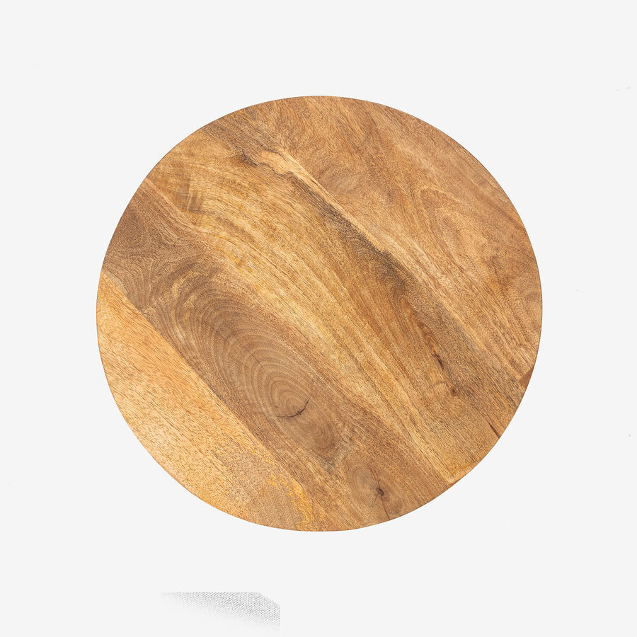 Mesa auxiliar de madera de mango Pisa Ø50x60cm Clau&Chloe