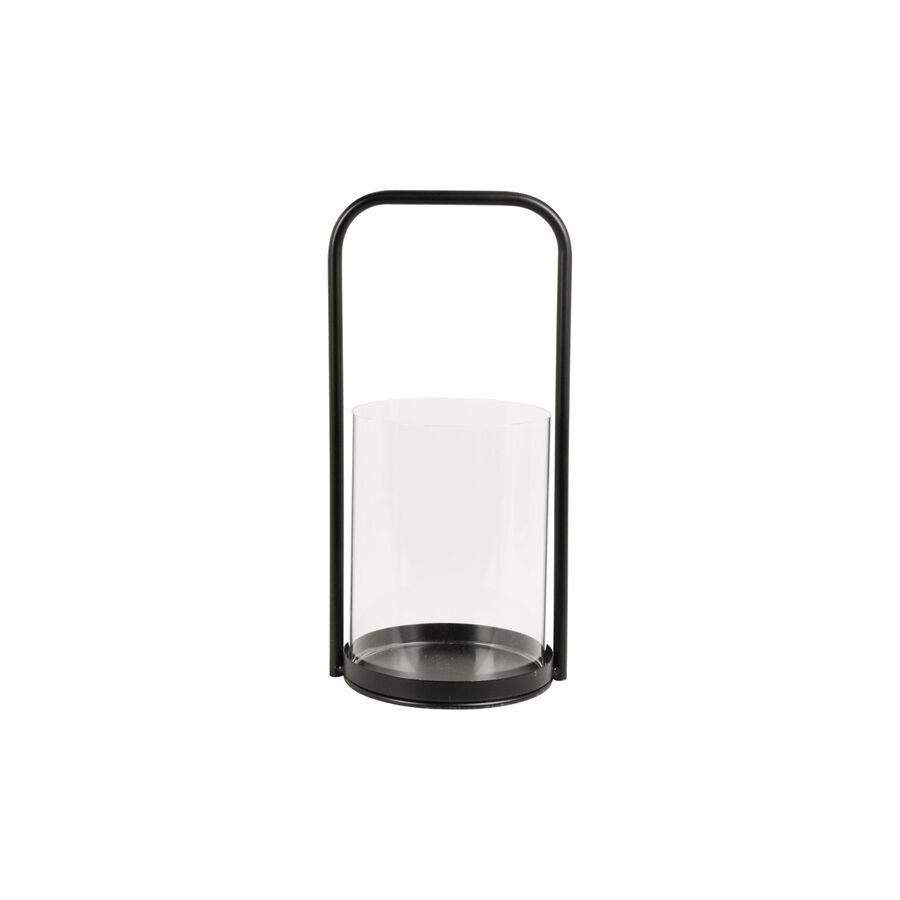 Farol de metal negro Noye &Oslash;13x28cm