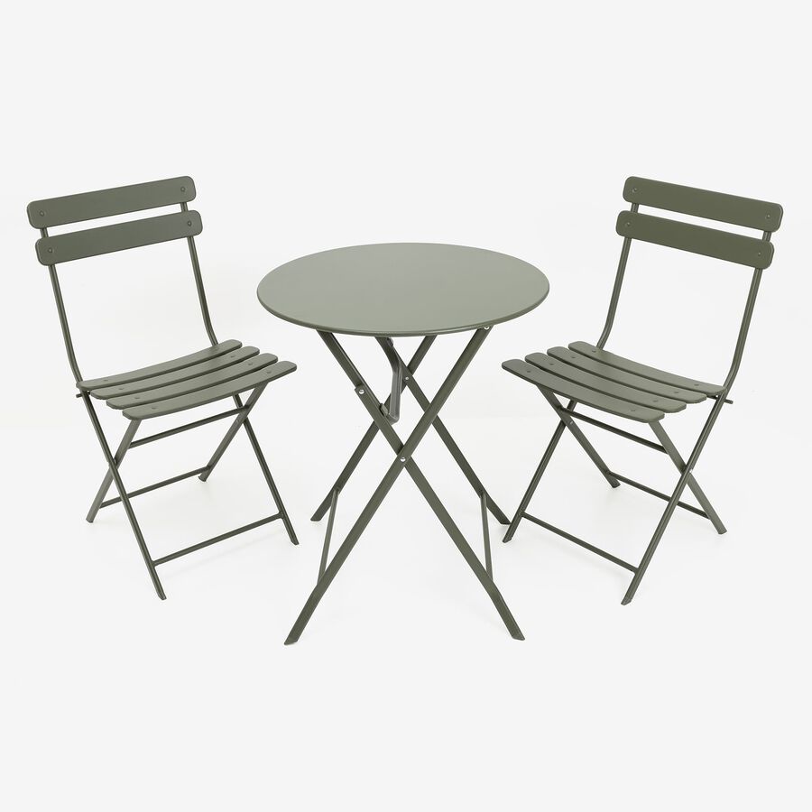 Mesa de balc&oacute;n plegable oliva Bistro &Oslash;60cm