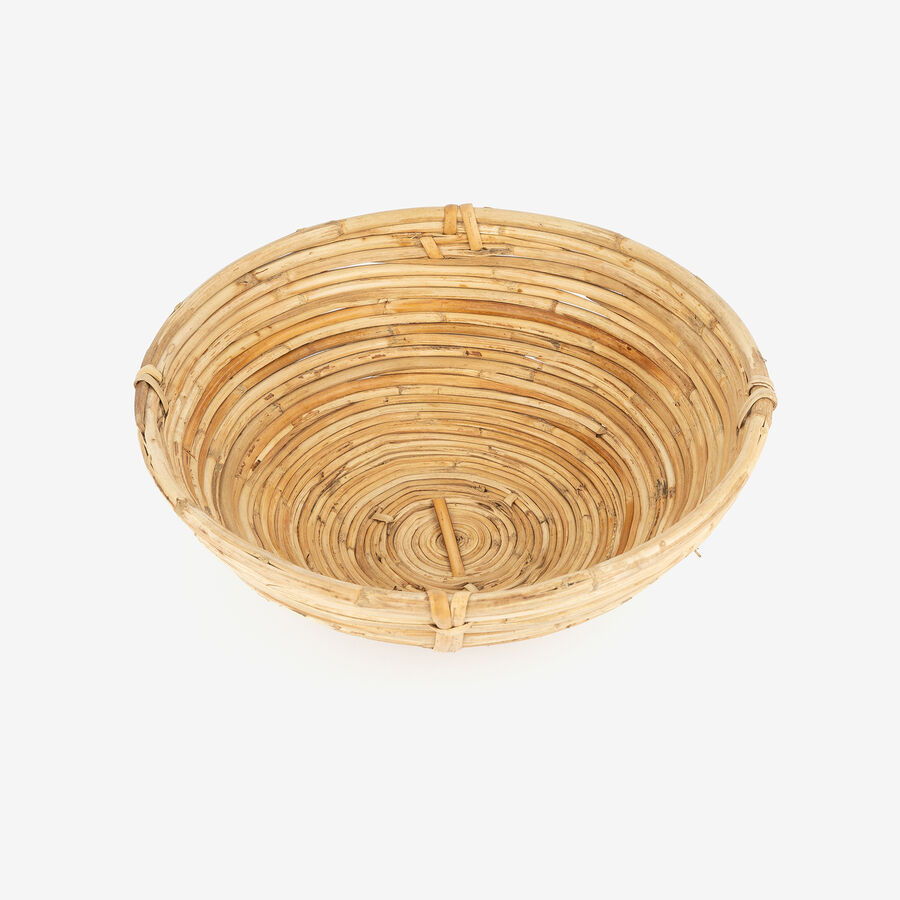 Frutero de rat&aacute;n natural Bosco &Oslash;30x12cm