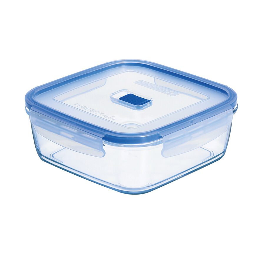 Taper herm&eacute;tico cuadrado de cristal Purebox 122cl