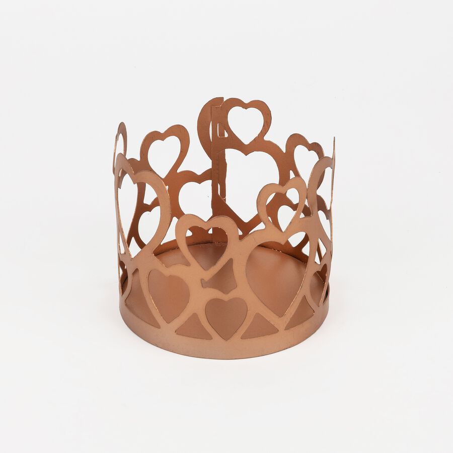 Portavelas de San Valent&iacute;n 11 x 9 cm