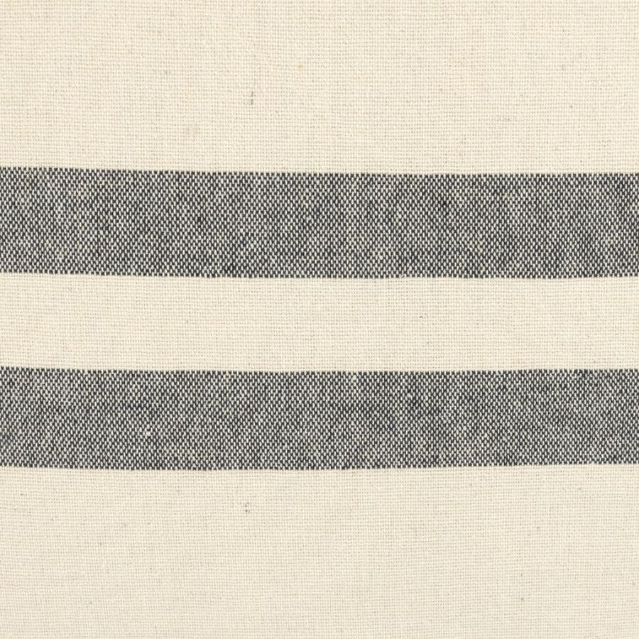 Funda de cojín de algodón con rayas azules Niza 60x60cm