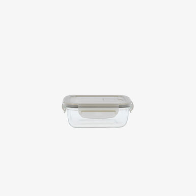 Recipiente herm&eacute;tico rectangular de vidrio Bruma 37cl