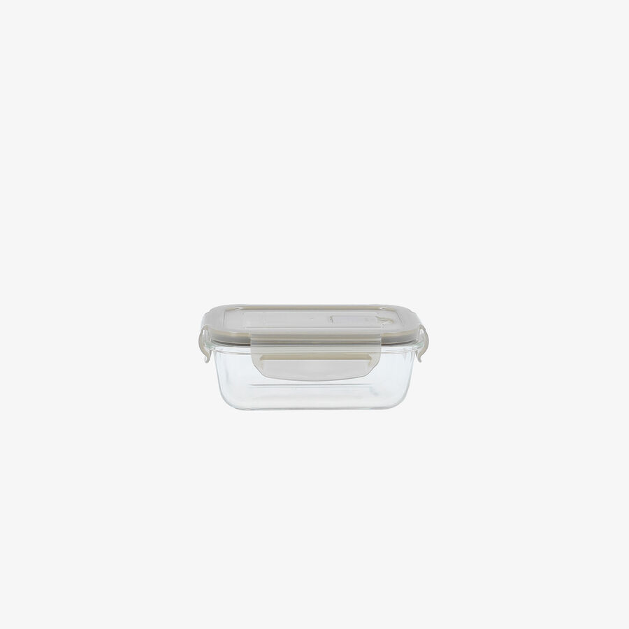 Recipiente herm&eacute;tico rectangular de vidrio Bruma 37cl