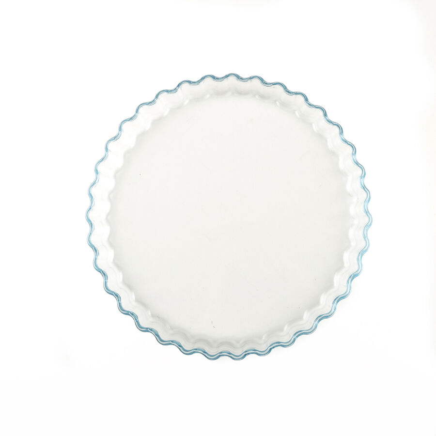 Molde redondo ondulado de vidrio Ocuisine Ø27cm