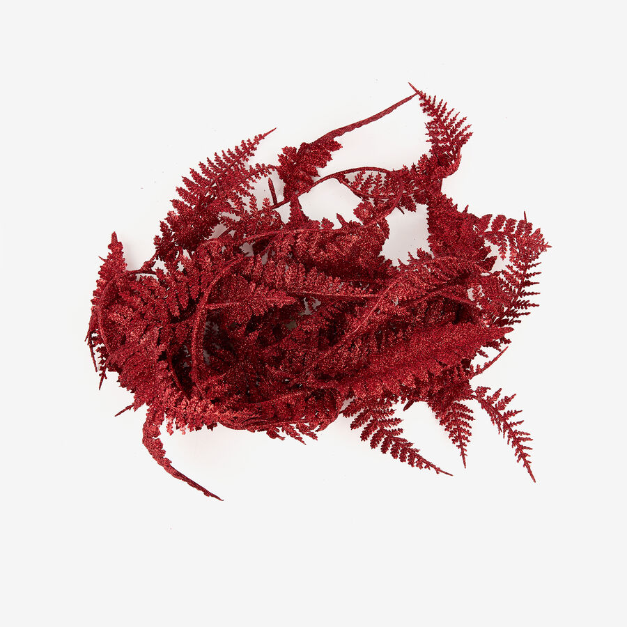 Guirnalda para &aacute;rbol de hojas rojas 180cm