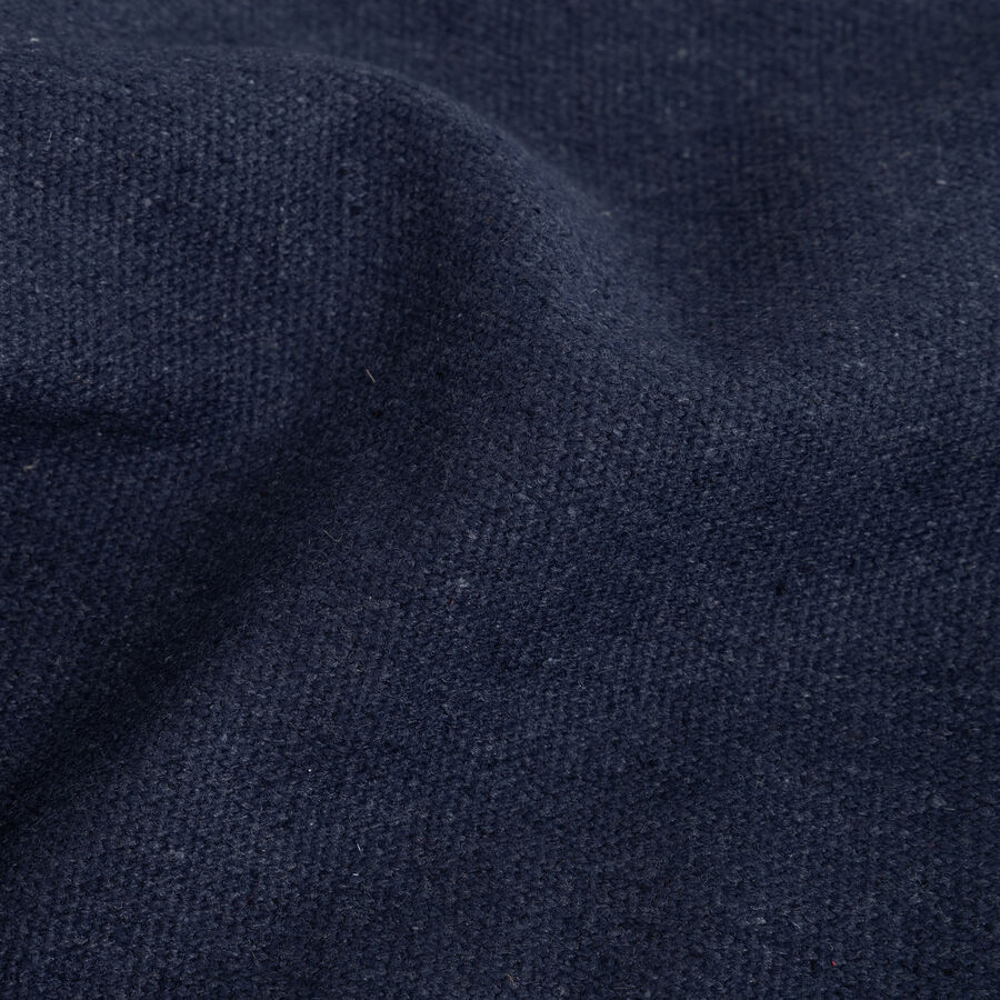 Camino de mesa de algodón azul marino Maya 140x38cm