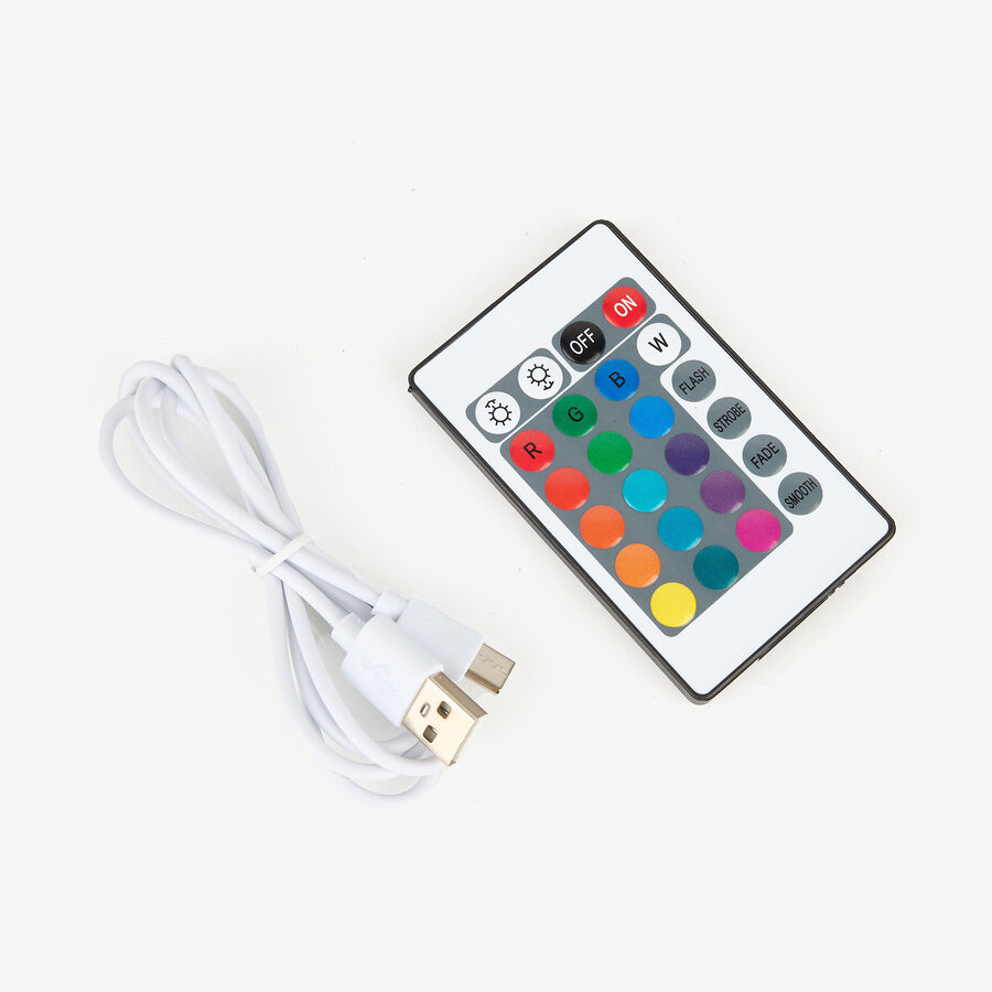 L&aacute;mpara de mesa inal&aacute;mbrica LED para exterior con asa Aila &Oslash;14x25cm