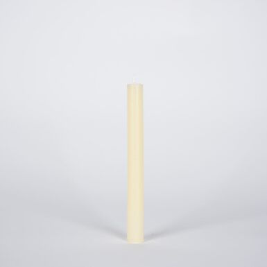 Vela candelabro marfil 20cm