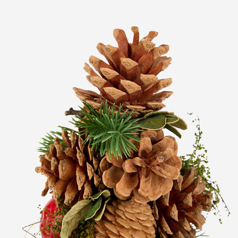 Árbol con piñas Ø18x34cm