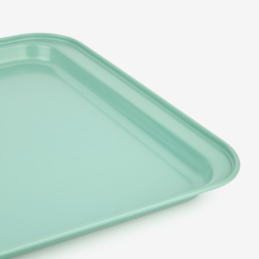 Bandeja de horno de acero inoxidable verde Nela 43x30cm