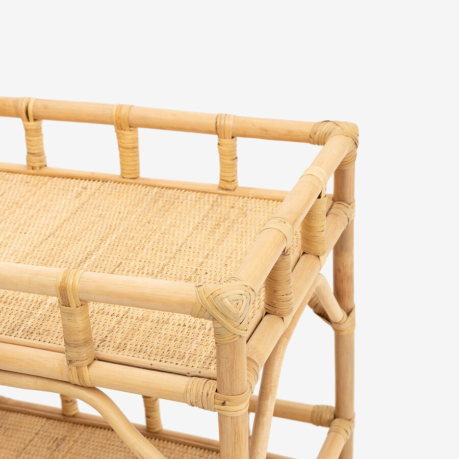 Camarera de rat&aacute;n Venecia 53x43x80cm