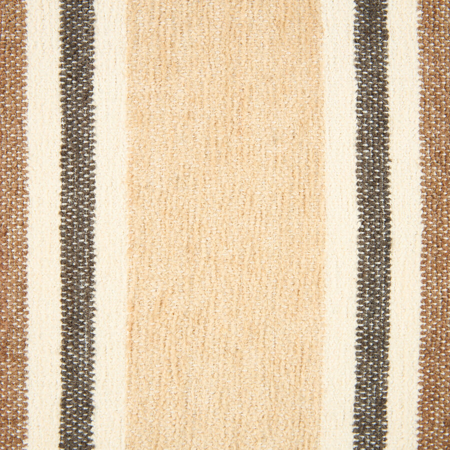 Funda de coj&iacute;n de chenilla rayas Bahar 30x45cm