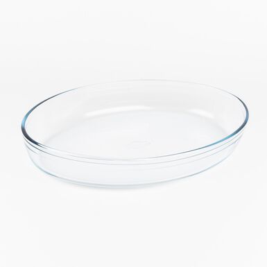 Fuente ovalada de vidrio Ocuisine 40x21cm