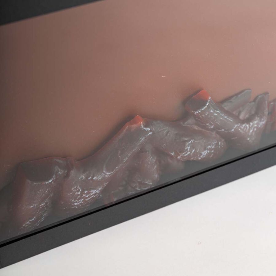 Chimenea LED Leifo 57x10x25cm