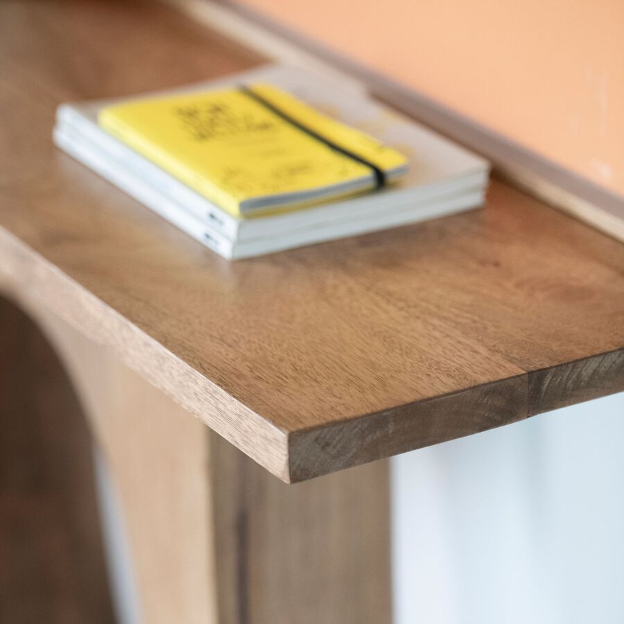 Consola de madera de mango Aero 120x35x77cm Clau&Chloe