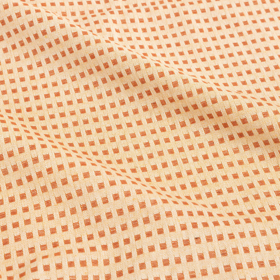 Mantel de algod&oacute;n reciclado naranja Trivial 140x250cm