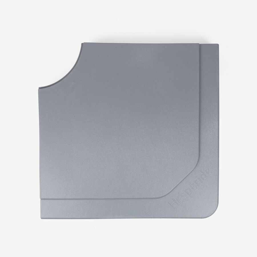 Pie de parasol lateral gris de hormig&oacute;n Diani 25kg