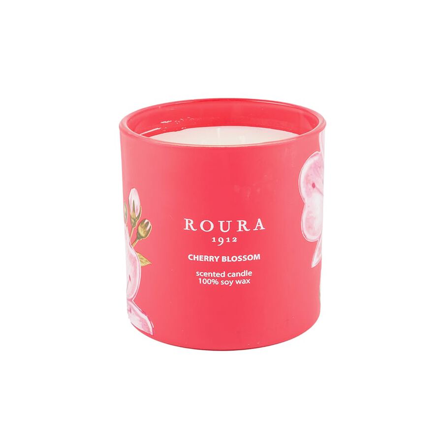 Vela arom&aacute;tica de 3 mechas cereza en vaso Home Ritual