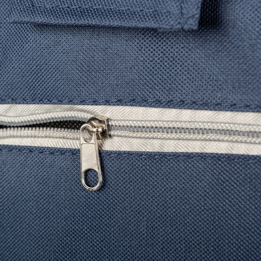 Carro de compra poli&eacute;ster azul Hoko 95cm