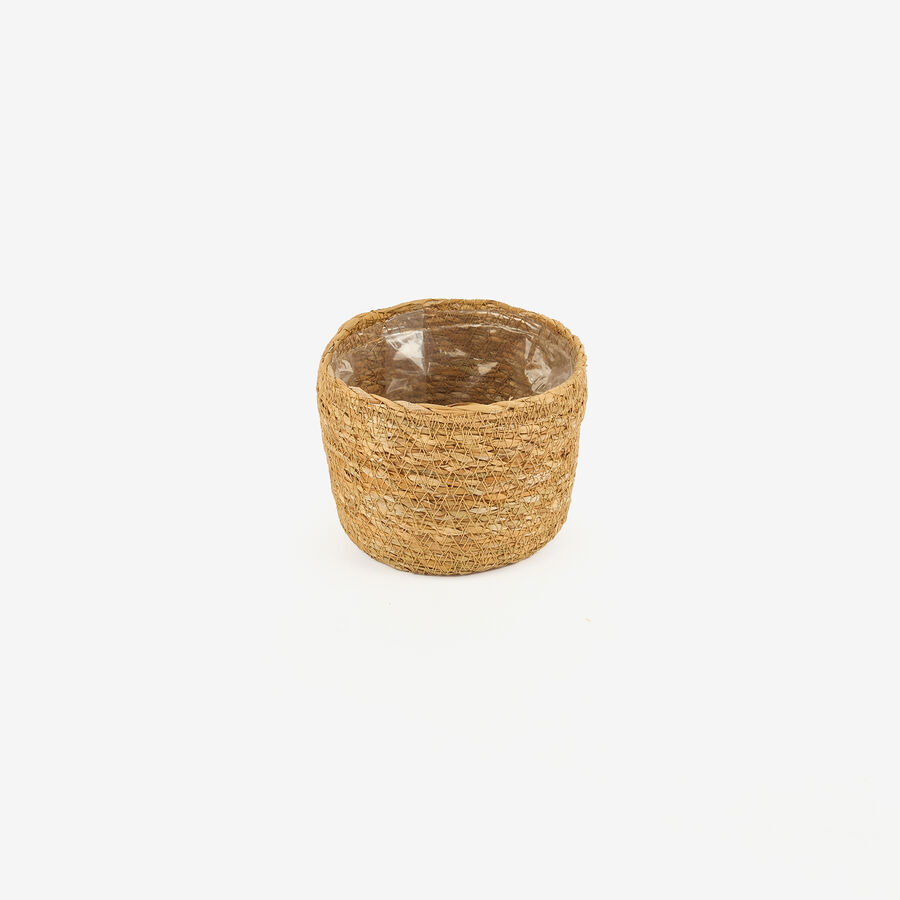 Macetero de fibras naturales Unax &Oslash;14x11cm