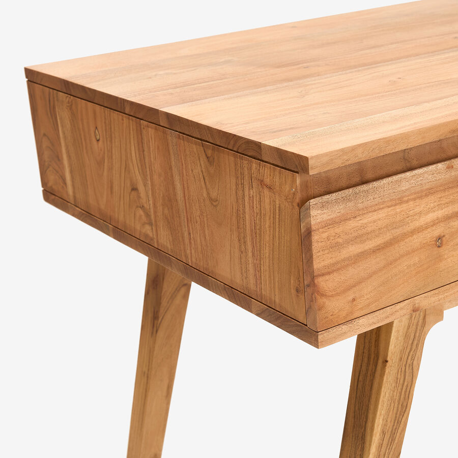 Escritorio de madera de acacia Deska 117x60x82cm