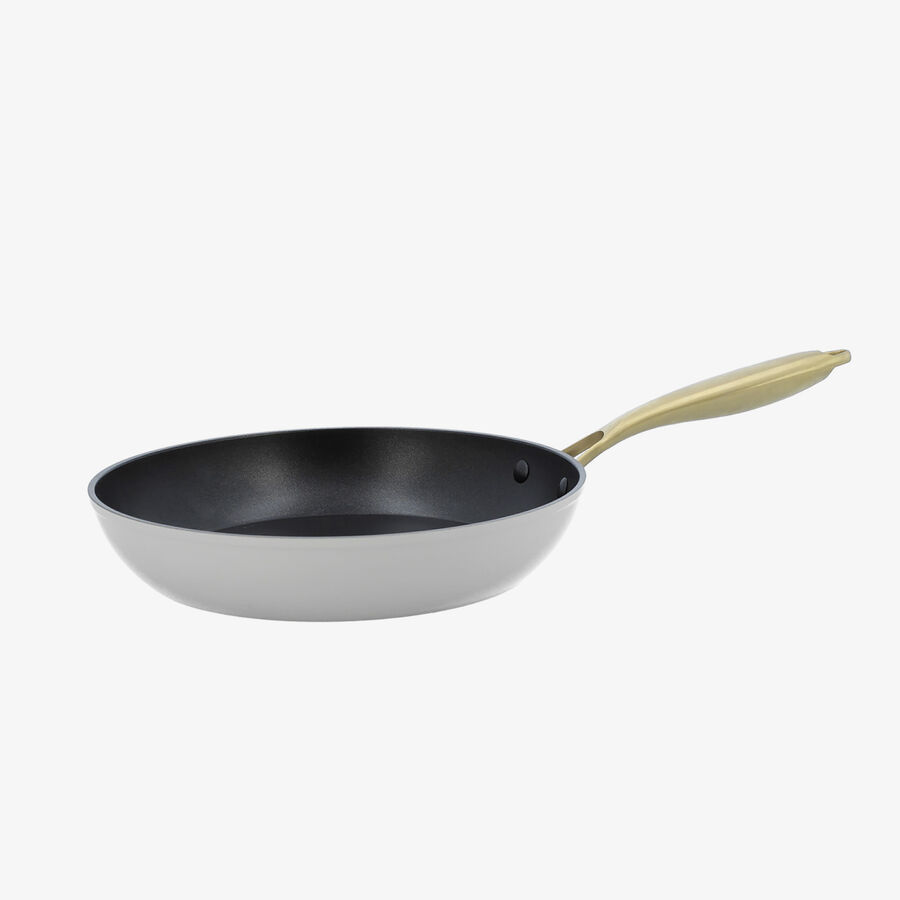 Sart&eacute;n gris claro de aluminio forjado Bruma 28cm