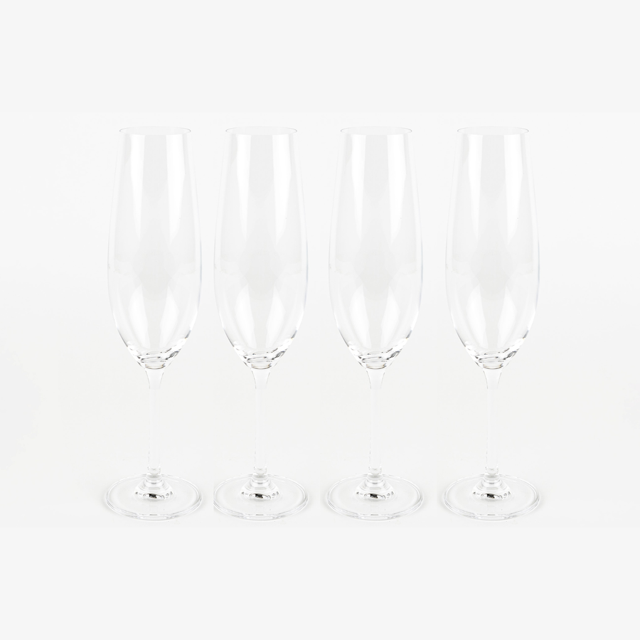 Set de 4 copas cava cristal 26cl