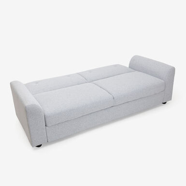 Sofá cama de 3 plazas gris Barita 216x85x85cm