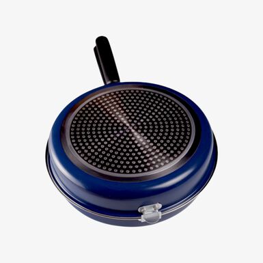 Sartén doble para tortillas de aluminio antiadherente apta para inducción Ø24cm