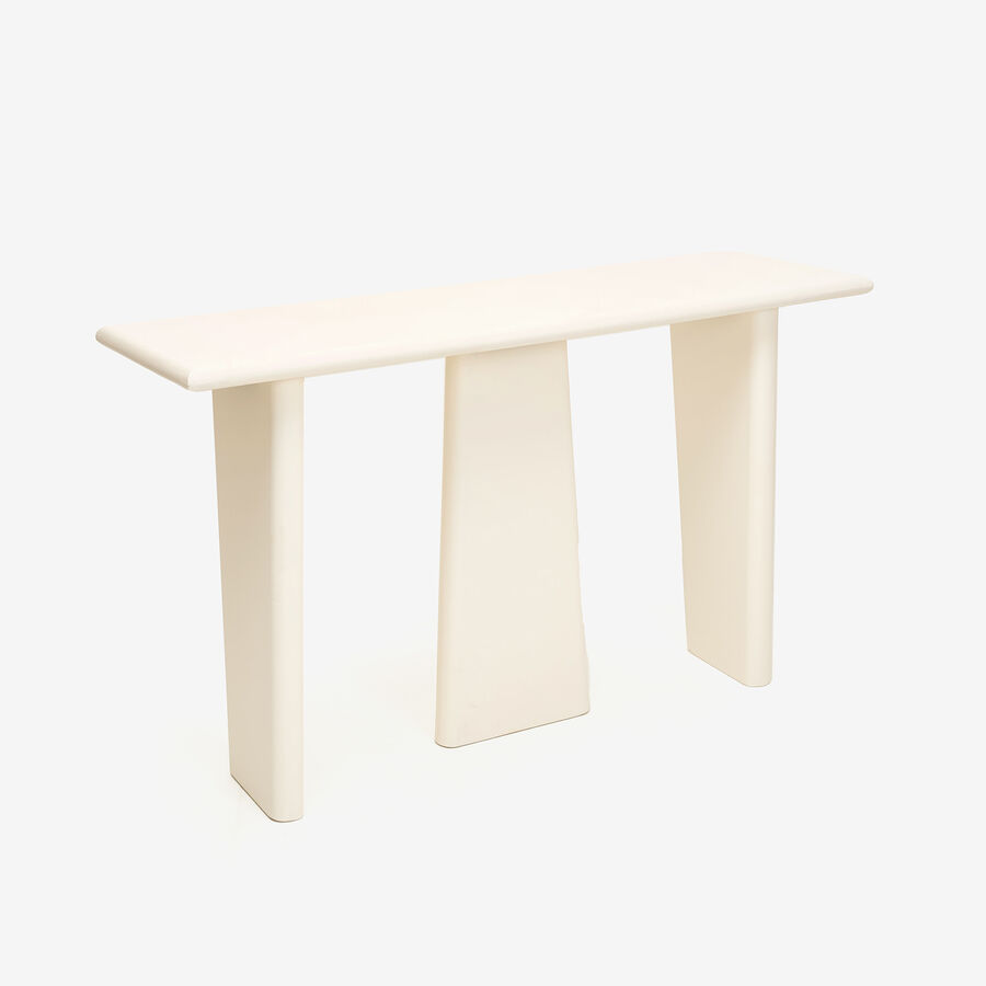 Consola de madera de mango Moscú 130x40x75cm Clau&Chloe