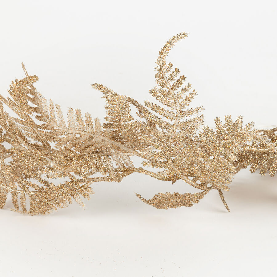 Guirnalda de hojas doradas 20 LEDS