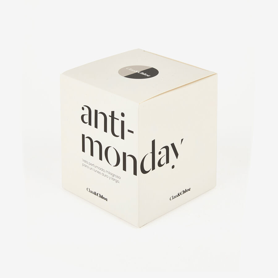 Vela aromática Anti-Monday 200g Ø9x10cm Clau&Chloe