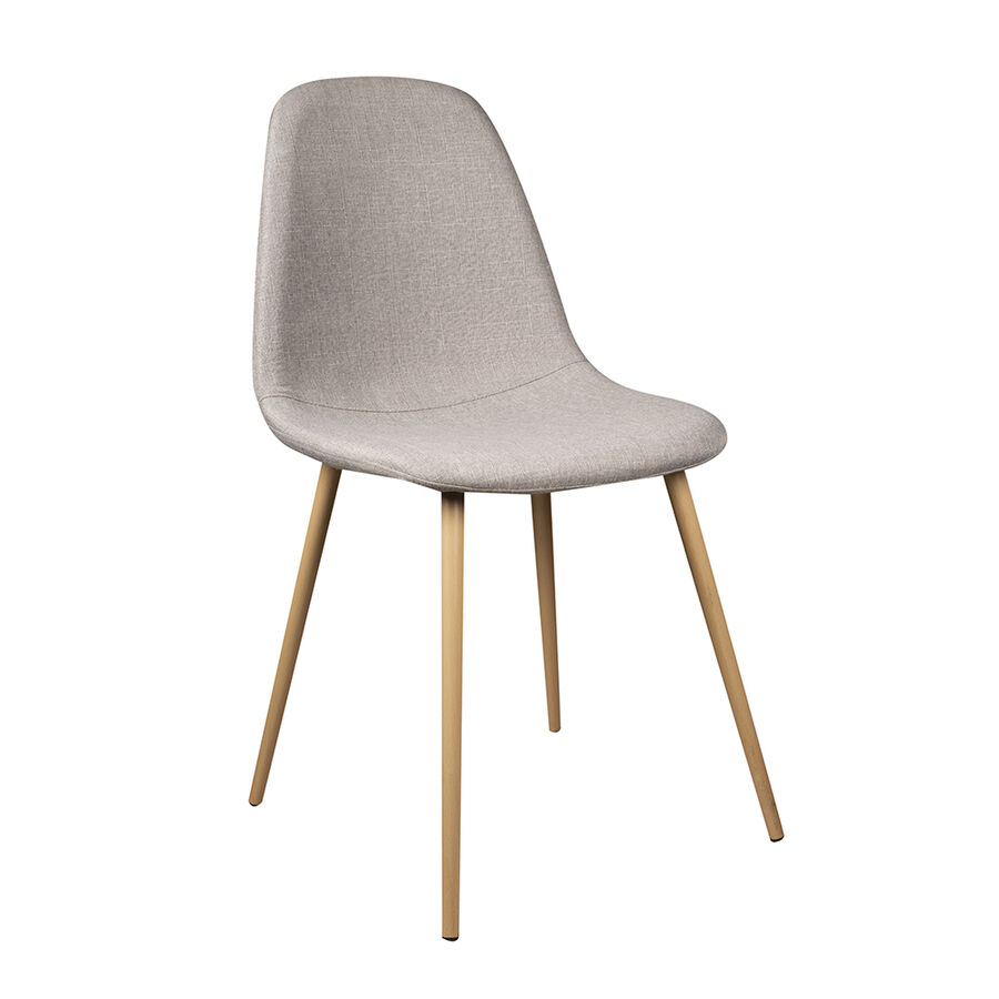 Silla de comedor gris claro Concept 45x55x86cm