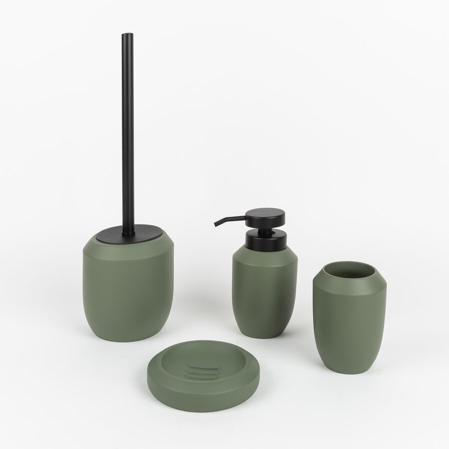 Portacepillos verde Gron Ø8x15cm