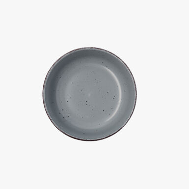 Bol de cer&aacute;mica gris Iria &Oslash;15cm